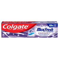 Colgate Max Fresh Knockout Toothpaste; Whitening with Mini Breath Strips; 6.3 oz EasyOptionXY LLC