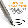 BIC Round Stic Xtra Life Ballpoint Pens, Medium Point, 1.0 mm, Black Ink, Pack of 60 EasyOptionXY LLC