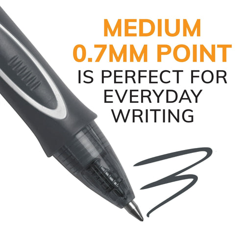 BIC Gelocity Quick Dry Assorted Colors Gel Pens, Medium Point (0.7mm), 12-Count Pack EasyOptionXY LLC