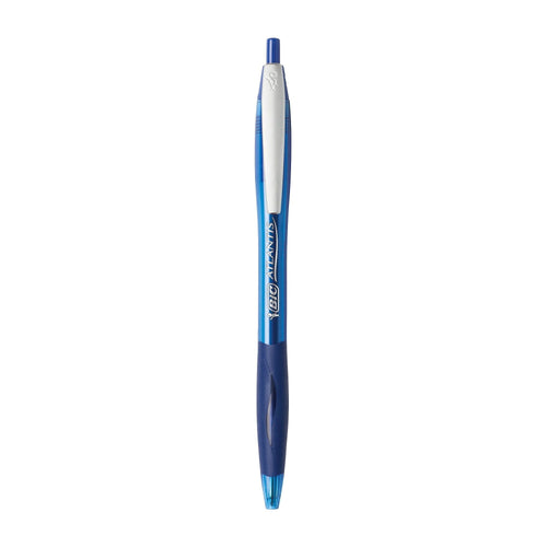 BIC Glide Blue Retractable Ballpoint Pens, Medium Point, 1.0 mm, Blue Ink, Pack of 4 EasyOptionXY LLC