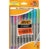 BIC Cristal Xtra Bold Ballpoint Stick Pens, Bold Point, 1.6 mm, Assorted Ink Colors, Pack of 10 EasyOptionXY LLC
