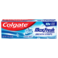 Colgate Max Fresh Travel Size Toothpaste with Mini Breath Strips; Cool Mint; 1.0 oz EasyOptionXY LLC