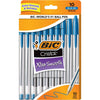 BIC Cristal Xtra Smooth Ballpoint Stick Pens, 1.0 mm, Blue Ink, Pack of 10 EasyOptionXY LLC