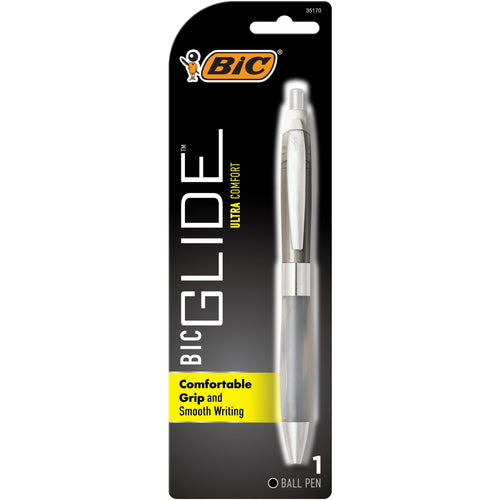 BIC Atlantis Ultra Comfort Retractable Ball Pen, 1.00 mm, Black Ink, Pack of 1 EasyOptionXY LLC