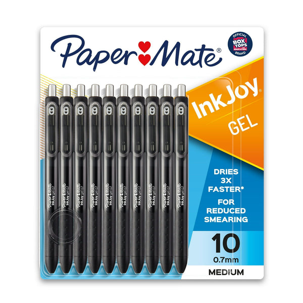 Paper Mate InkJoy Gel Pens, Medium Point, Black, 10 Count EasyOptionXY LLC