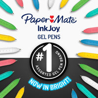 Paper Mate InkJoy Bright Pens, Gel Pens, Medium Point (0.7mm), Retractable, Bright White Ink, 3 Ct EasyOptionXY LLC