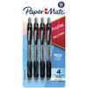 Paper Mate Profile Retractable Ballpoint Pens, 1.4 mm Bold Point, Black, 4 Count EasyOptionXY LLC