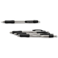 Paper Mate Profile Retractable Ballpoint Pens, 1.4 mm Bold Point, Black, 4 Count EasyOptionXY LLC