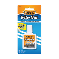 BIC Wite-Out Quick Dry Correction Fluid, 0.7 oz, White, 1 Count EasyOptionXY LLC