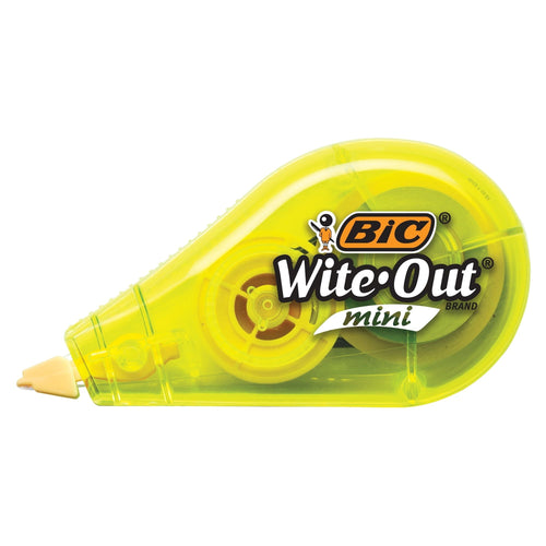 BIC Wite-Out Brand Mini White Correction Tape, 12-Pack for School Supplies EasyOptionXY LLC