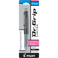 Pilot Dr. Grip Limited Retractable Gel Ink Pen, Fine Point, Gray Barrel, Black Ink, 1 Count EasyOptionXY LLC