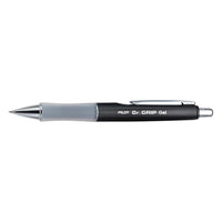 Pilot Dr. Grip Limited Retractable Gel Ink Pen, Fine Point, Gray Barrel, Black Ink, 1 Count EasyOptionXY LLC