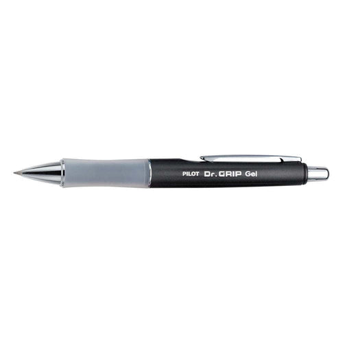 Pilot Dr. Grip Limited Retractable Gel Ink Pen, Fine Point, Gray Barrel, Black Ink, 1 Count EasyOptionXY LLC