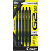 Pilot G2 Retractable Gel Ink Pens, Fine Point, Black Edge, 5 Count EasyOptionXY LLC