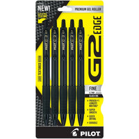 Pilot G2 Retractable Gel Ink Pens, Fine Point, Black Edge, 5 Count EasyOptionXY LLC