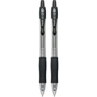 Pilot G2 Premium Retractable Gel Ink Rolling Ball Pens, Ultra Fine Point, Black Ink, 2 Pack EasyOptionXY LLC