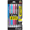 Pilot G2 Retractable Gel Ink Pens, Fine Point, Assorted Colors, 5 Pack, 581480431 EasyOptionXY LLC