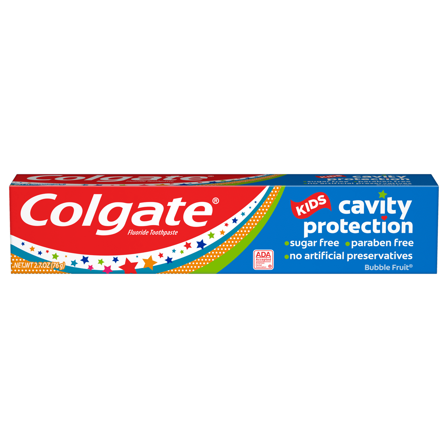Colgate Kids Cavity Protection Toothpaste; Bubble Fruit; 2.7 oz