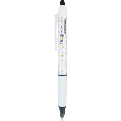 Pilot FriXion Clicker Dots Collection Erasable Gel Pens, Fine, Black Ink, 5 Count EasyOptionXY LLC