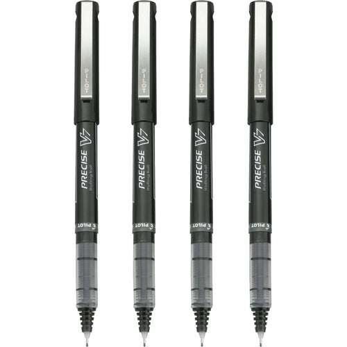 Pilot Precise V7 Stick Pens, Fine Point, Black Ink, 4 Pack, 17510765 EasyOptionXY LLC