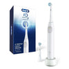 Oral-B iO Series 2 Rechargeable Electric Powered Toothbrush Starter Kit, Pure White with 2 Brush Heads - Automatic Pressure Sensor to Protect Gums - 3 Modes - 2 Min Timer EasyOptionXY LLC