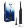 Oral-B iO Series 2 Rechargeable Electric Powered Toothbrush Starter Kit, Night Black with 2 Brush Heads - Automatic Pressure Sensor to Protect Gums - 3 Modes - 2 Min Timer EasyOptionXY LLC