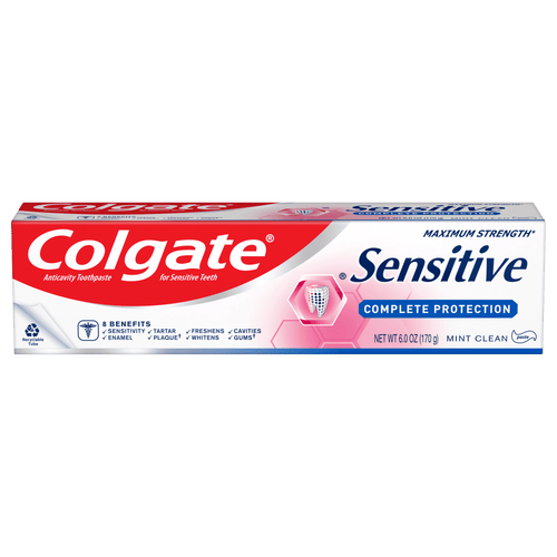Colgate Sensitive Complete Protection Toothpaste; Sensitive Teeth; Mint; 6 oz EasyOptionXY LLC