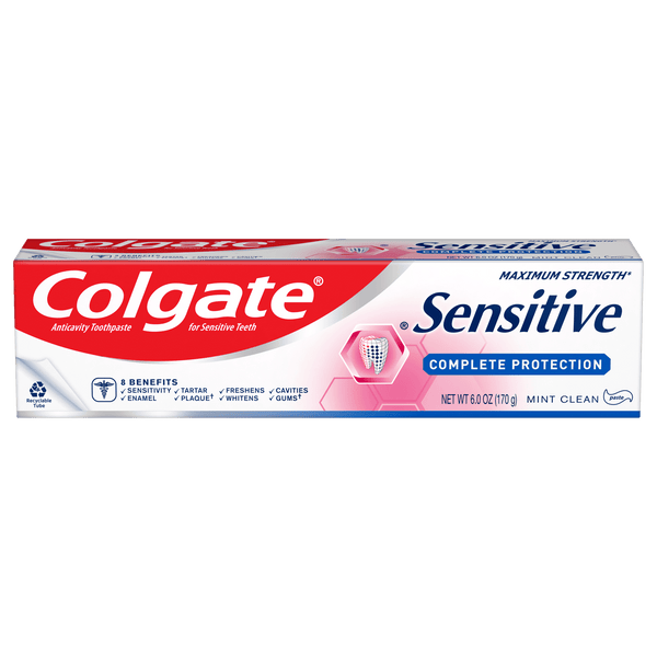 Colgate Sensitive Complete Protection Toothpaste; Sensitive Teeth; Mint; 6 oz EasyOptionXY LLC