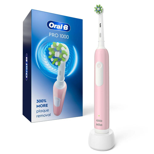 Oral-B Pro 1000 Rechargeable Electric Toothbrush, Pink, for Adults & Children 3+ EasyOptionXY LLC