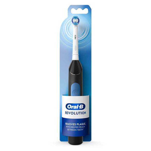 Oral-B Revolution Compact Head Battery Toothbrush, Black, for Adults and Children 3+ EasyOptionXY LLC