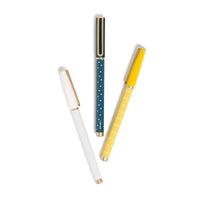 U Brands Catalina Felt Tip Pens, Casual Chic, Medium (0.7mm) Point, Black Ink, 3 Count EasyOptionXY LLC