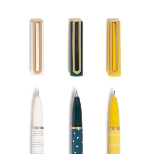 U Brands Catalina Felt Tip Pens, Casual Chic, Medium (0.7mm) Point, Black Ink, 3 Count EasyOptionXY LLC