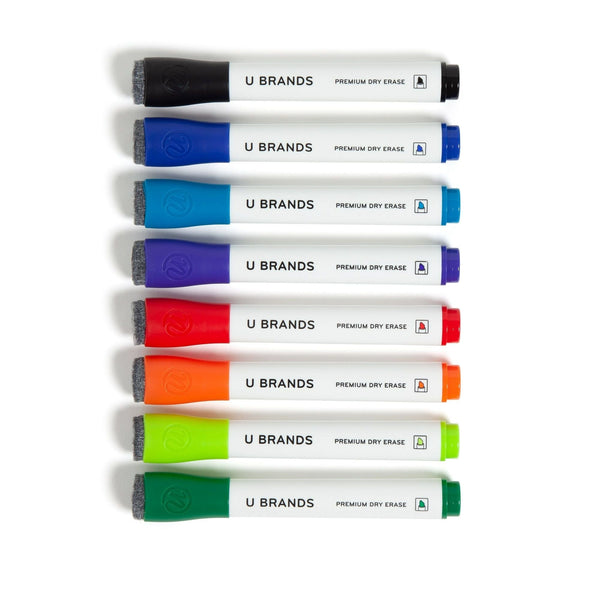 U Brands Dry Erase Markers, Chisel Tip, Multi-Color, 8 Count EasyOptionXY LLC