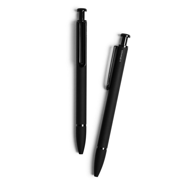 U Brands Monterey Soft Touch Ballpoint Pens, Midnight, 12 Count (3786U01-24) EasyOptionXY LLC