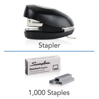 Swingline Tot Stapler, 12 Sheets, Black (S700022-WMT) EasyOptionXY LLC