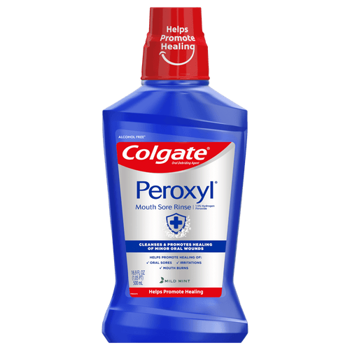 Colgate Peroxyl Mouth Sore Rinse; 1.5% Hydrogen Peroxide; Mild Mint; 500 ml; 16.9 fl.oz EasyOptionXY LLC