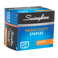 Swingline Standard Heavy Duty Staples, 3/8" Leg Length 5,000/Box, (S7079398) EasyOptionXY LLC