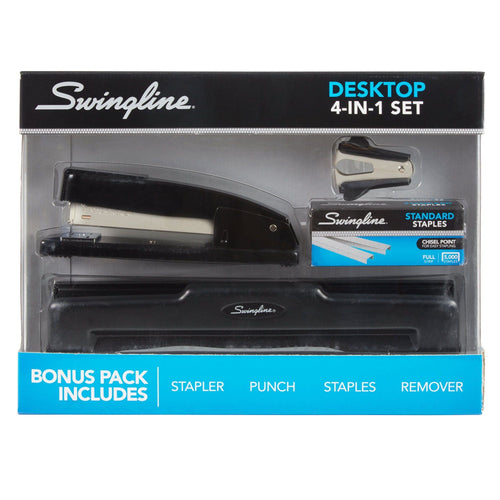 Swingline Desktop Stapler 3-Hole Punch Set (S7044499) EasyOptionXY LLC