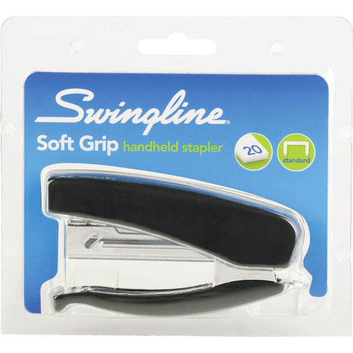 Swingline Soft Grip Half Strip Hand Stapler, 20-Sheet Capacity, Black EasyOptionXY LLC