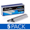Swingline S.F. 4 Premium Staples, 1/4" Length, 210 Per Strip, 5,000/Box, 5 Pack EasyOptionXY LLC