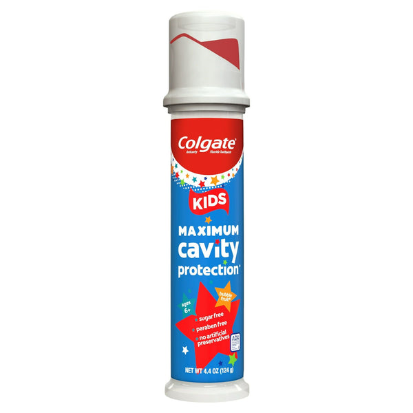 Colgate Kids Toothpaste Pump; Maximum Cavity Protection; 4.4 oz EasyOptionXY LLC