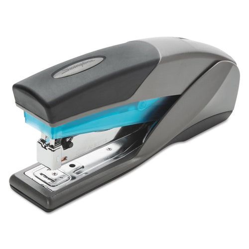 Swingline? Optima 25 Reduced Effort Stapler, 25-Sheet Capacity, Slate Gray/Blue EasyOptionXY LLC