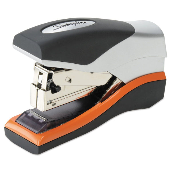 Swingline Optima 40 Compact Stapler, 40-Sheet Capacity, Black/Silver/Orange EasyOptionXY LLC