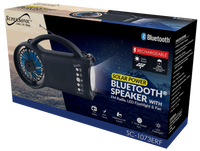 Solar Power Bluetooth Speaker with FM Radio / LED Torch Light / Fan (SC-1073ERF) Jupiter Gear