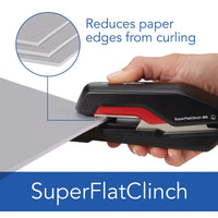 Swingline SuperFlatClinch 50 Half Strip Desktop Stapler 50 Sheets BlackRed EasyOptionXY LLC
