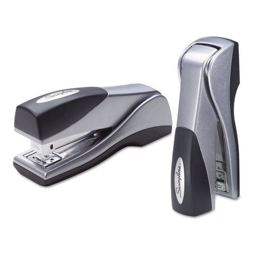 Optima Grip Compact Stapler, 25-Sheet Capacity, Silver EasyOptionXY LLC