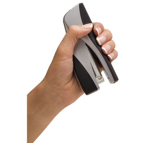 Optima Grip Compact Stapler, 25-Sheet Capacity, Silver EasyOptionXY LLC
