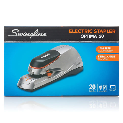Swingline Optima 20 Electric Stapler, 20 Sheets, Silver EasyOptionXY LLC