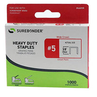 Surebonder 44038 Heavy Duty, Wide Crown, Swingline Type Staple with 3/8-Inch Leg Length, 1000-Pack EasyOptionXY LLC