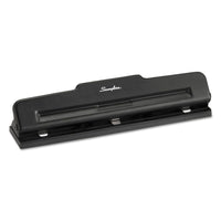 Swingline 10-Sheet Desktop Two-to-Three-Hole Adjustable Punch, 9/32" Holes, Black EasyOptionXY LLC